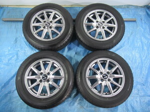Used JDM tire set (185/65R14 BRIDGESTONE Strategy 5.5J 4H/100)