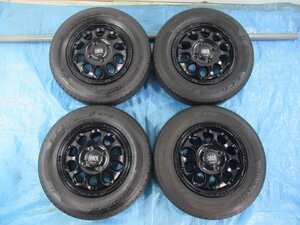 売切 11111円～ 145/80R12 145R12 6PR BRIDGESTONE GAIA 12インチ 4B 4H/100 ET42 クリッパー エブリー ハイゼット サンバー