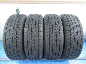 235/60R18 107Q スタッドレスタイヤ BRIDGESTONE BLIZZAK DM-V3 極上 バリ溝9分 2022年製 中古4本セット Z02040