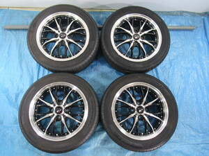 Used JDM tire set (185/55R15 YOKOHAMA HOTSTUFF 5.5J ET43)