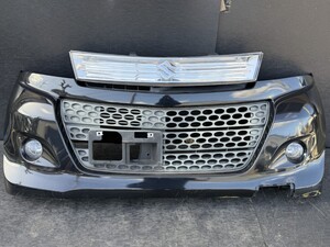 スズキ パレット 前期(MK21S) 純正 フロントバンパー 71711-82K30 ZJ3 ブルーイッシュブラックパール Fバンパー Suzuki