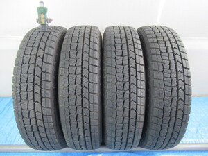 Used JDM tire set (165/80R13 DUNLOP WINTERMAXX WM02)