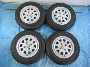 Used JDM tire set (165/80R14 MICHELIN WEDS 4H/114.3 ET43)