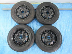 Used JDM tire set (135/80R12 YOKOHAMA 4H/100 ET46)