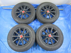 Used JDM tire set (ECOFORME 4H/100 ET45 BRIDGESTONE 175/65R15)