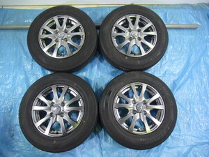 Daihatsu Tanto tire set (145/80R13 DUNLOP BIGWAY ET43)