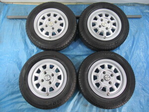 Used JDM tire set (175/70R14 DUNLOP weds ET43)
